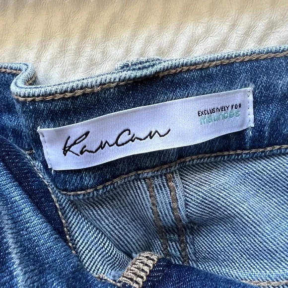 🌱🦢4 FOR $15!🦢🌱 NWT KanCan Mid Rise Western Raw Hem 3.5in Short - Picture 3 of 6